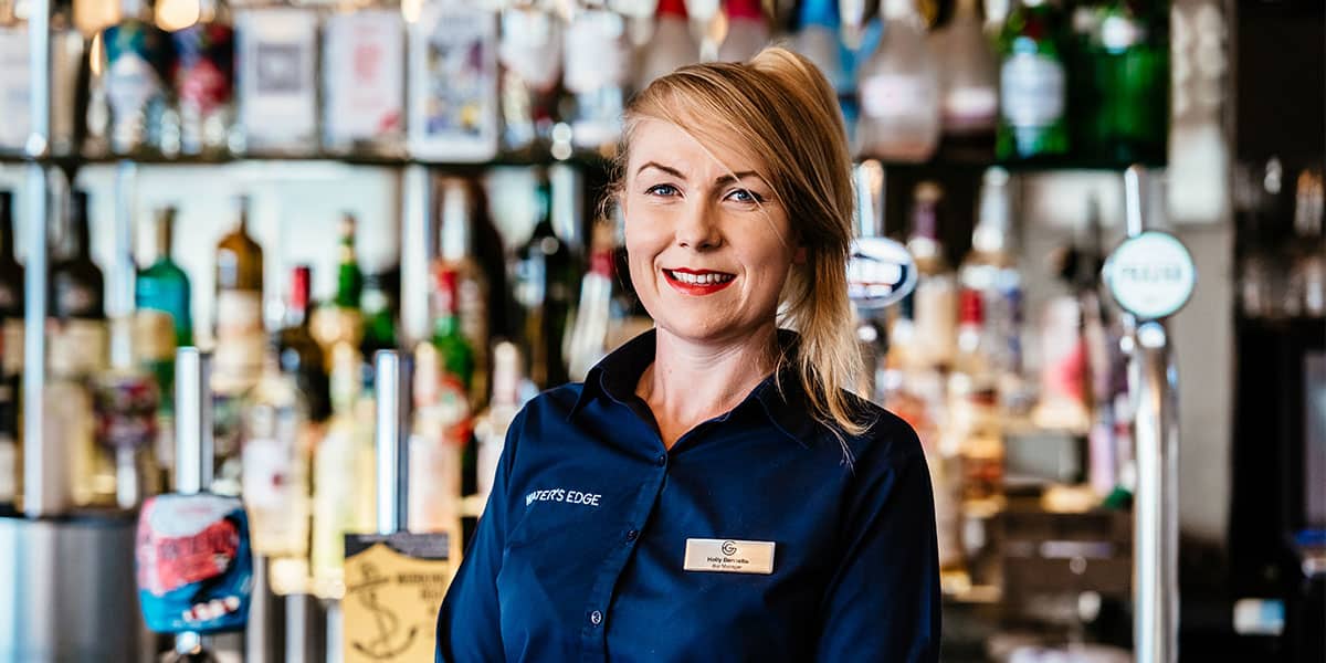 Holly top ten bar tender in UK Greenbank Hotel