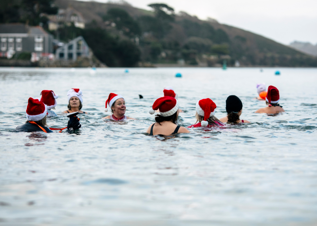 Christmas Swim In Cornwall