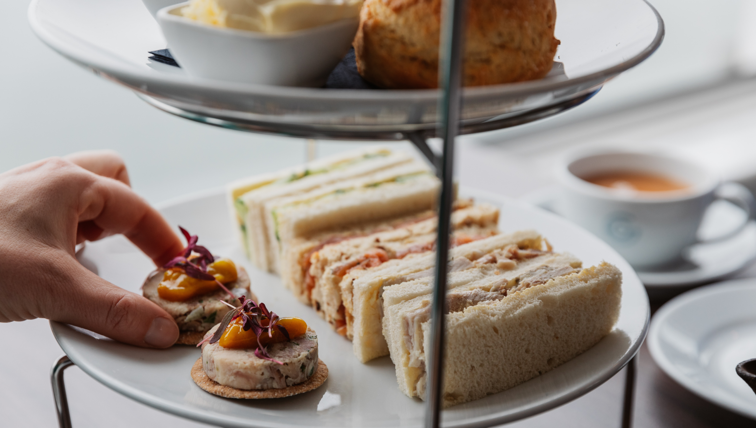 Easter-in-Falmouth-sandwiches-afternoon-tea